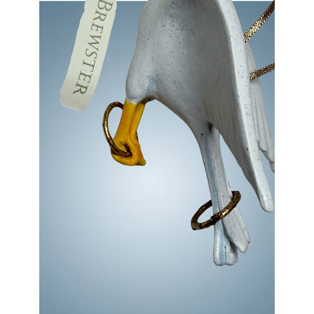 Patience Brewster Krinkles MINI Golden Rings Goose Ornament Box Tag Discontinued - Picture 7 of 12
